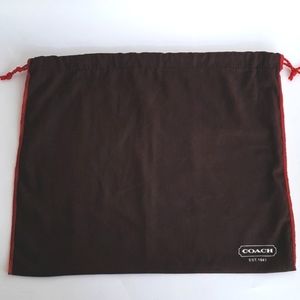 Coach Dustbag Drawstring Logo Dust Bag Fabric Storage Cover